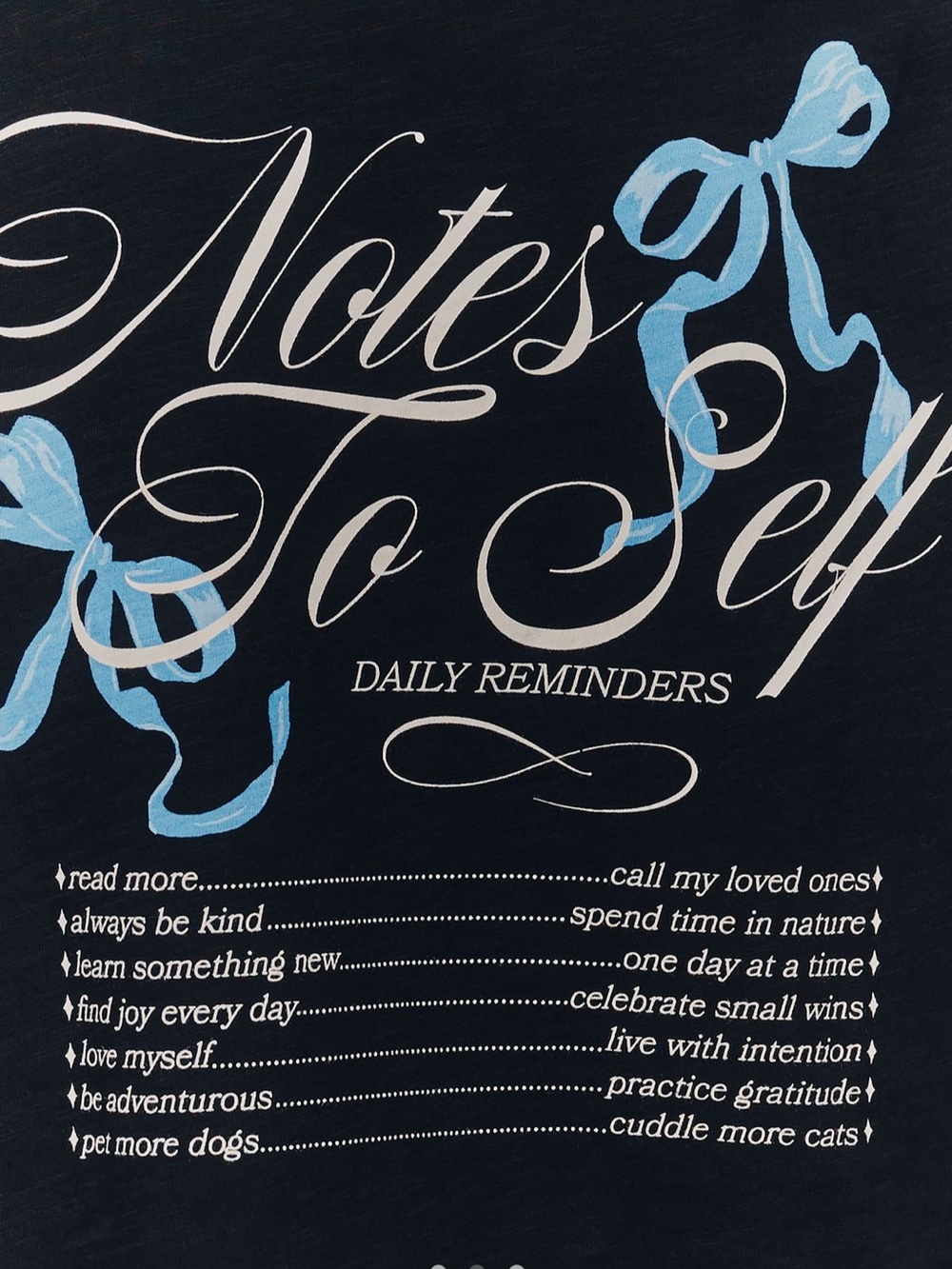 NWT Anthropologie  Maeve Notes to Self Short-Sleeve Top in Black - Picture 2 of 7
